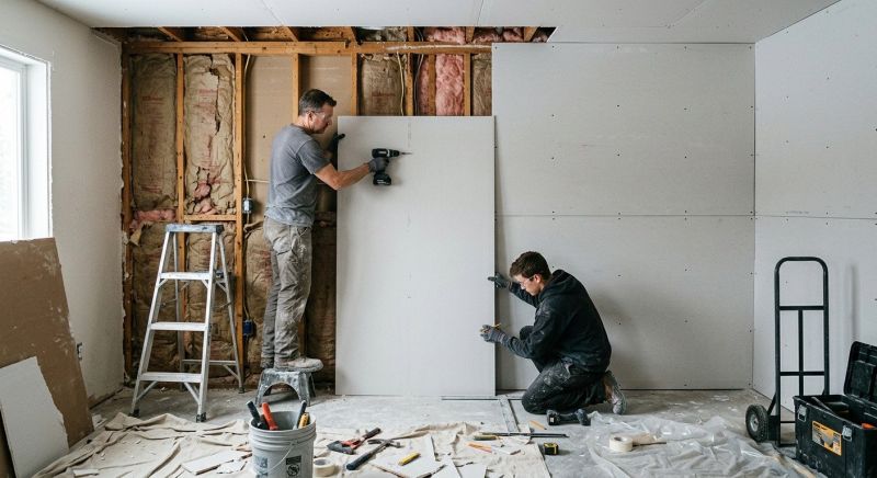 Ceiling Drywall Replacement in Kansas City, MO