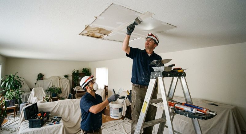 Ceiling Water Damage Repair in Conroe, TX
