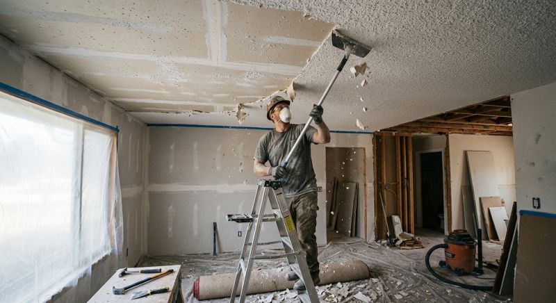 Knockdown Ceiling Removal in Chandler, AZ