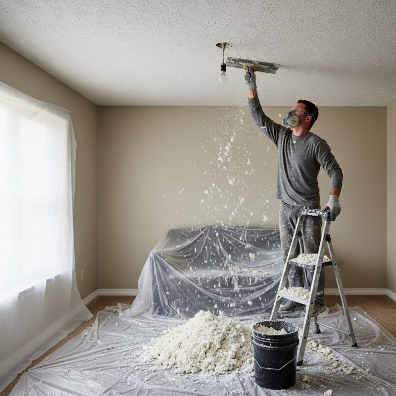 Knockdown Ceiling Removal in Scottsdale, AZ