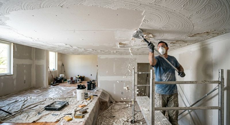 Stipple Ceiling Removal in Denver County, CO