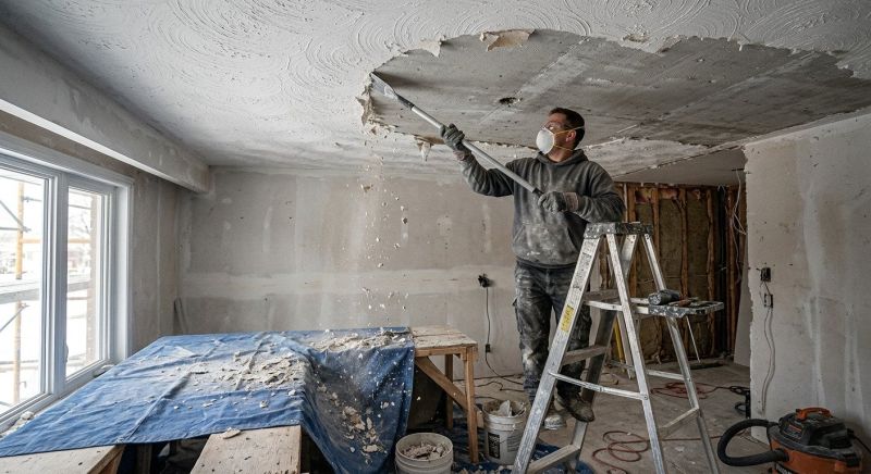 Stipple Ceiling Removal in San Diego County, CA