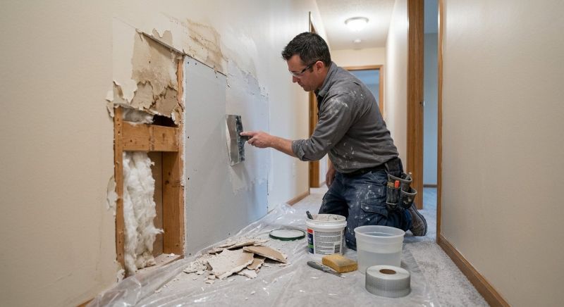 Basement Drywall Repair in Kansas City, KS