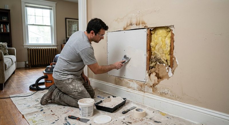 Basement Drywall Repair in Alpharetta, GA