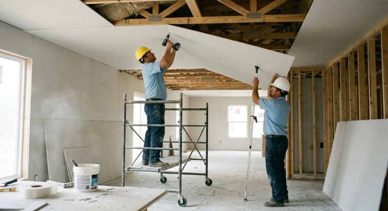 Ceiling Drywall Replacement in Kansas City, KS