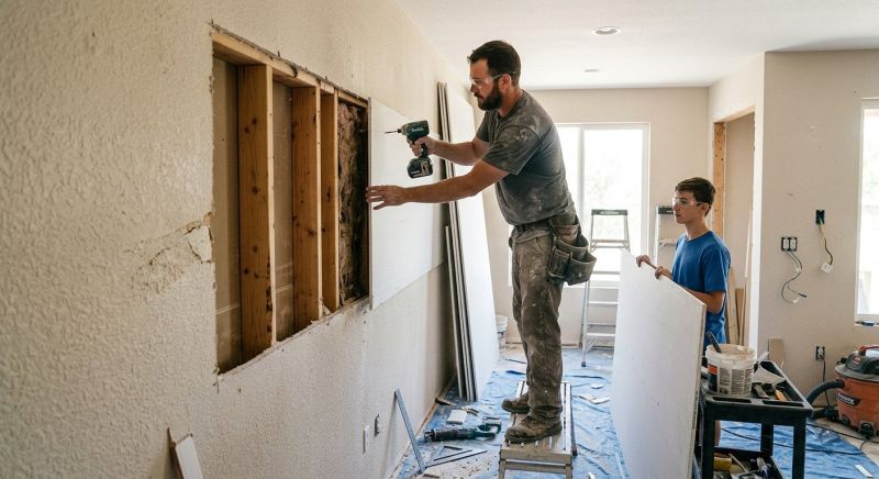 Ceiling Drywall Replacement in Denver County, CO