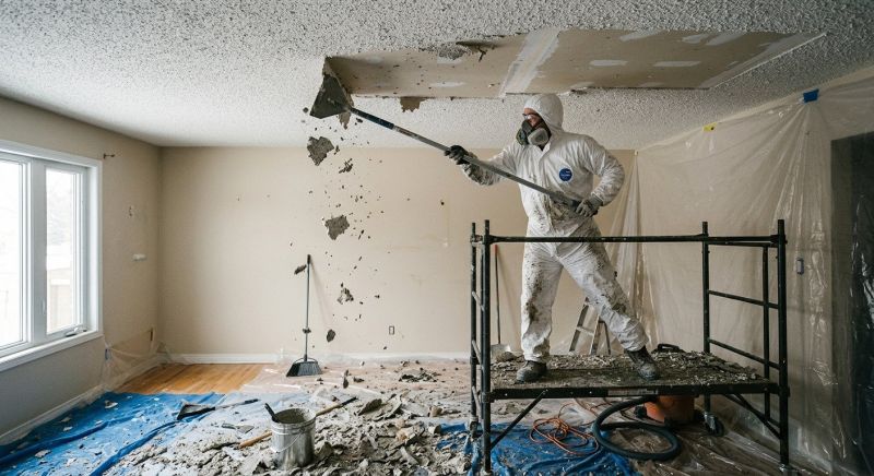 Ceiling Scraping in Roswell, GA