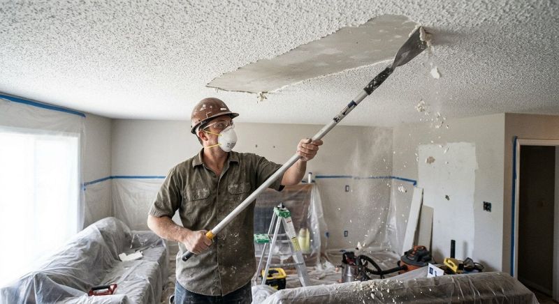 Ceiling Scraping in Georgetown, TX