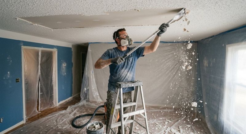 Ceiling Scraping in Overland Park, KS