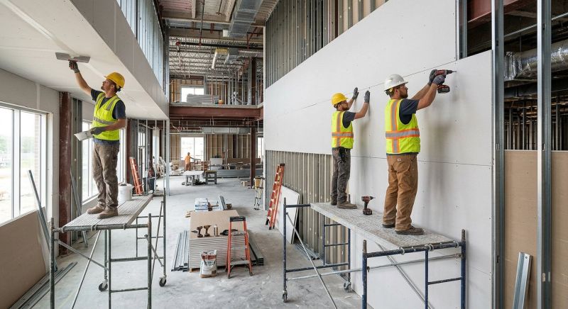 Commercial Drywall Service in Denver County, CO