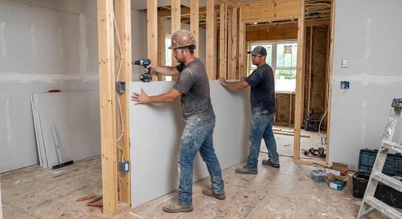 Drywall Construction in Overland Park, KS