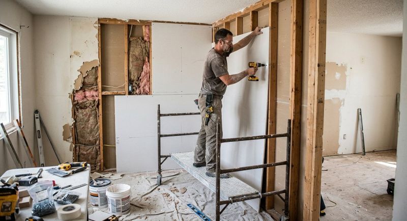Drywall Replacement in Kansas City, KS
