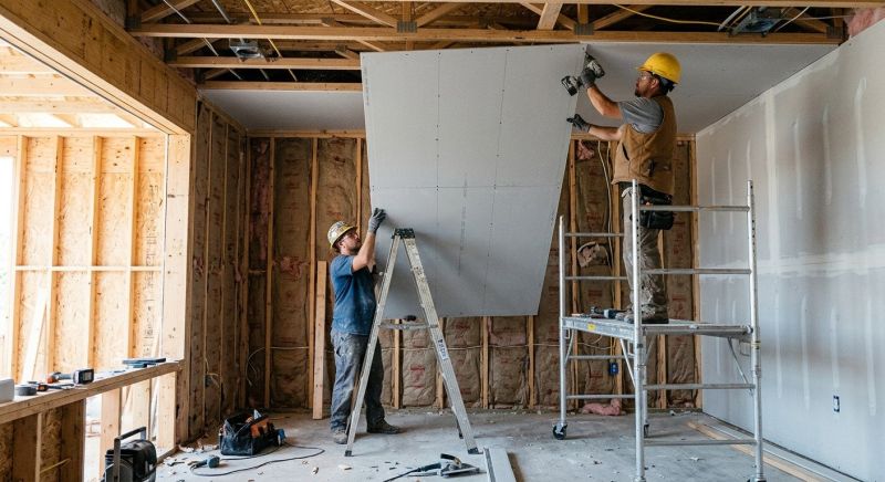 Gypsum Board Installation in Overland Park, KS