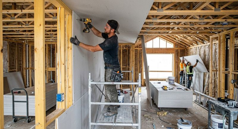House Drywall Installation in Olathe, KS