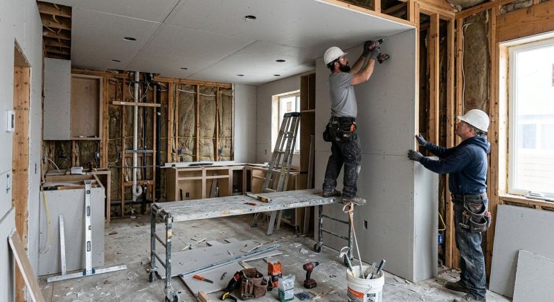 Kitchen Drywall Installation in Alpharetta, GA