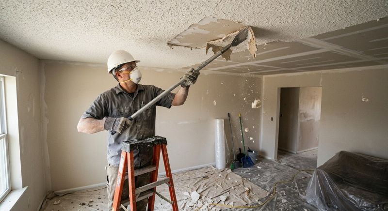 Knockdown Ceiling Removal in Austin, TX