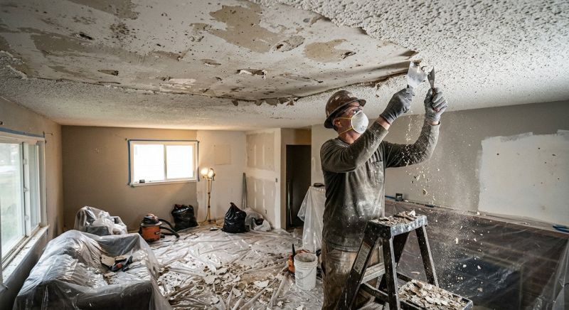 Knockdown Ceiling Removal in Austin, TX