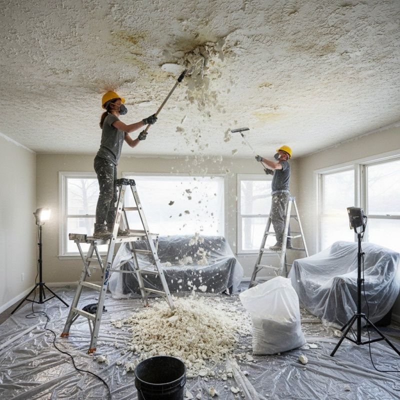 Knockdown Ceiling Removal in Mesa, AZ