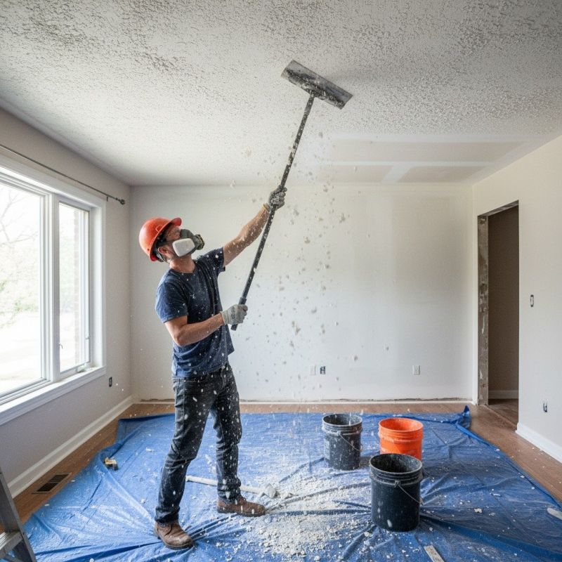 Stipple Ceiling Removal in Denver County, CO