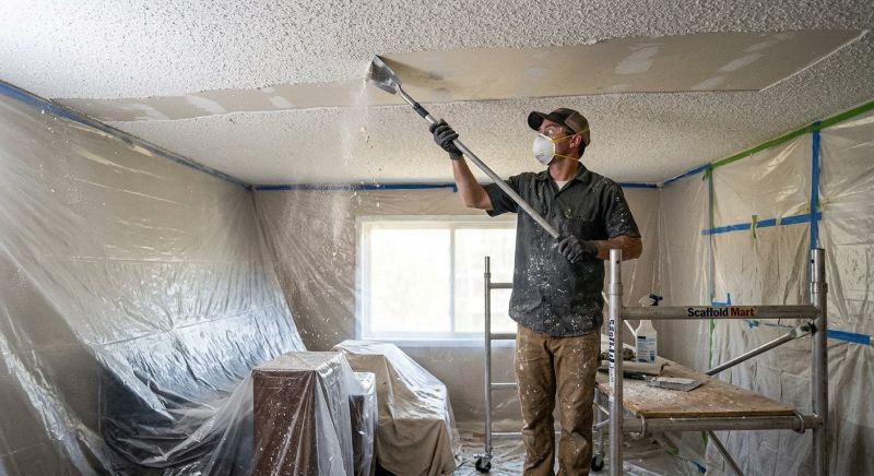 Textured Ceiling Scraping in Scottsdale, AZ