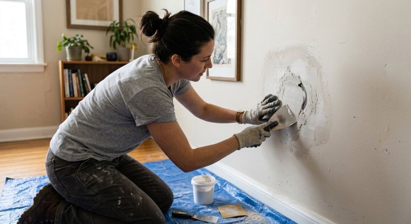 Wall Hole Repair in Kansas City, KS