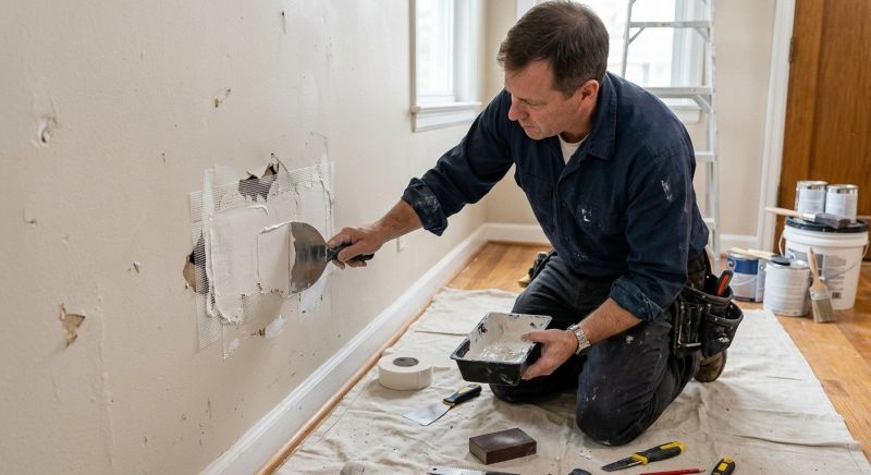 Wallboard Repair in Wilmington, NC